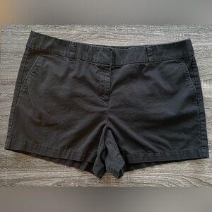 LOFT Black Women's 4” Bermuda Shorts | Size 14